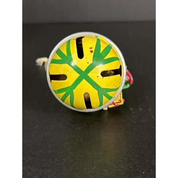 Vintage Christmas Hanging Metal Santa Jingle Bell Ornament Holiday Decor - Picture 5 of 5